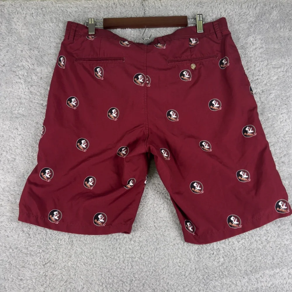 Florida State FSU Mens Ovation Game‎ Golf Shorts Garnet Size 36 - Picture 7 of 8